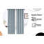  Panneau de rideau obscurcissant en polyester-2093184199