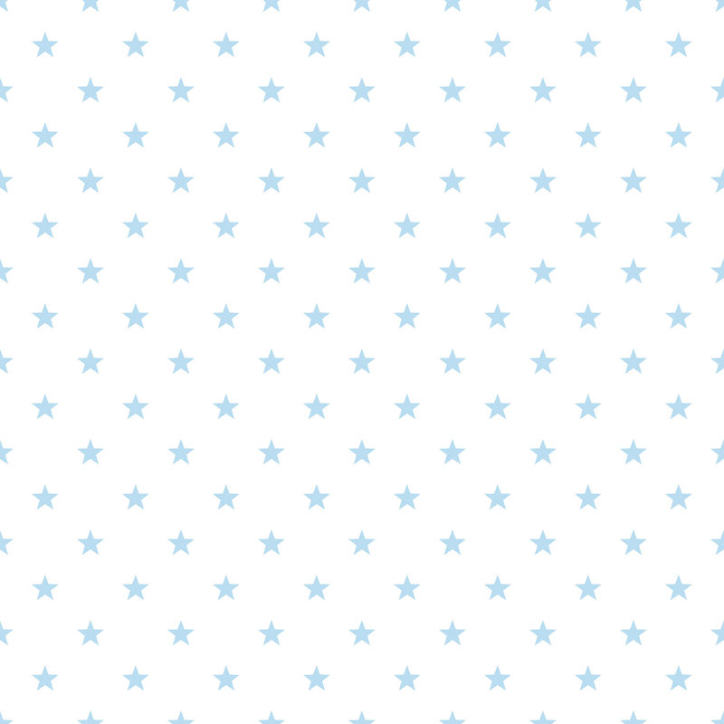 Farris 10m x 53cm Matte Wallpaper Roll, Blue/White
