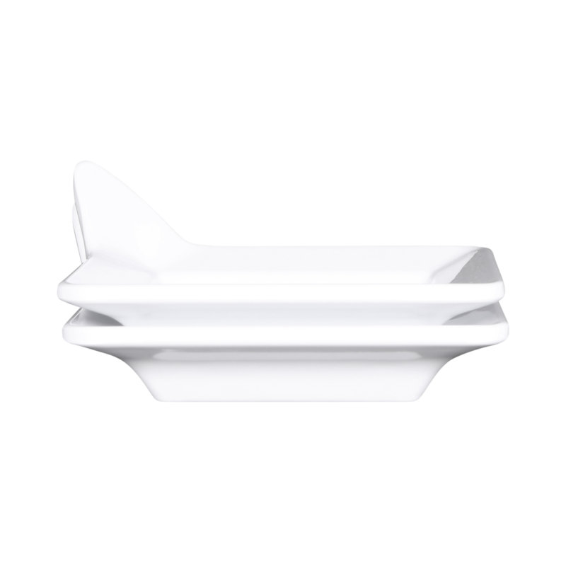 Raised Handle 5" Melamine Bread Plate