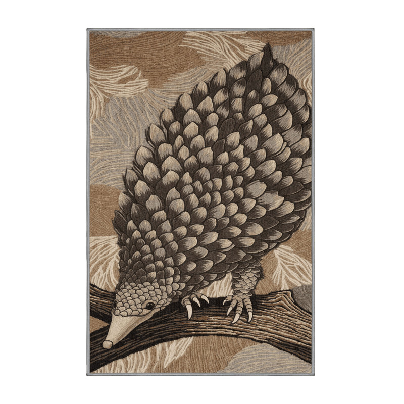  Tapis lavable pangolin, Rectangulaire 7 pi x 10 pi