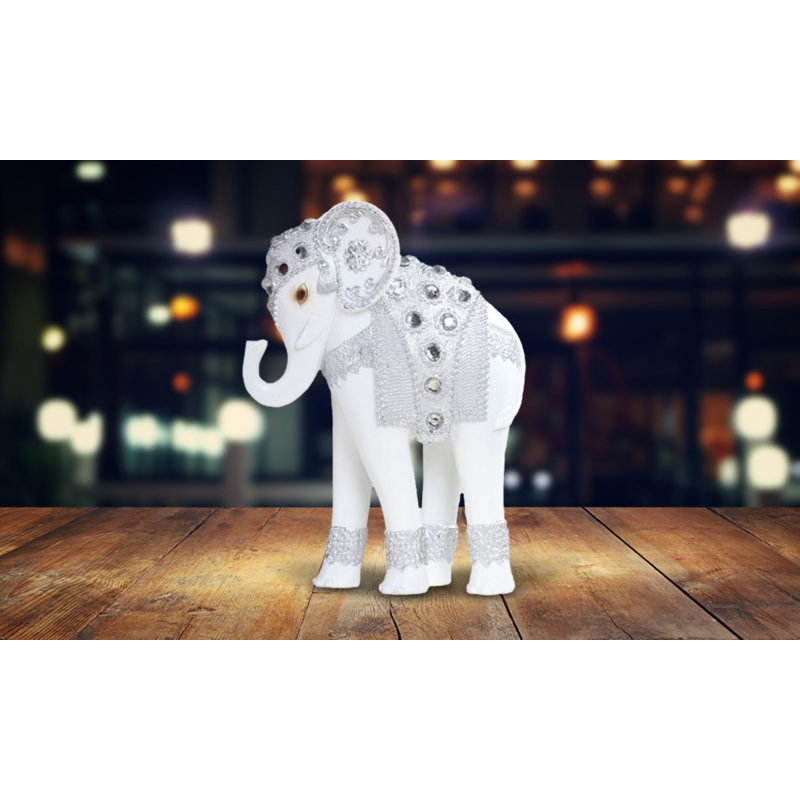 Figurine éléphant debout Allotey 7 "H