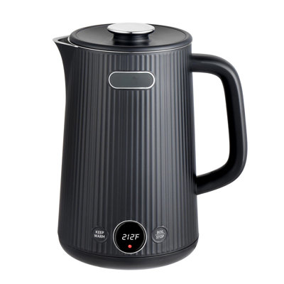 1.7L(57Oz) Large Electric Kettle Temperature Control, 7+Cups Electric Tea Kettle For Coffee&Tea, 2 Quarts Big Hot Water Kettle Electric With,1200W,Keep Warm-Black
