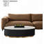 Table de salon ovale 1pc