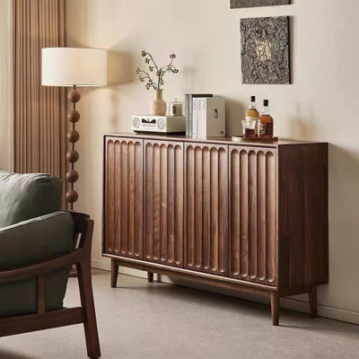 Buffet en bois de noyer massif