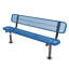 Banc texturé violet, extensible, 1,83 m, avec dossier, surface-1601888-1601895