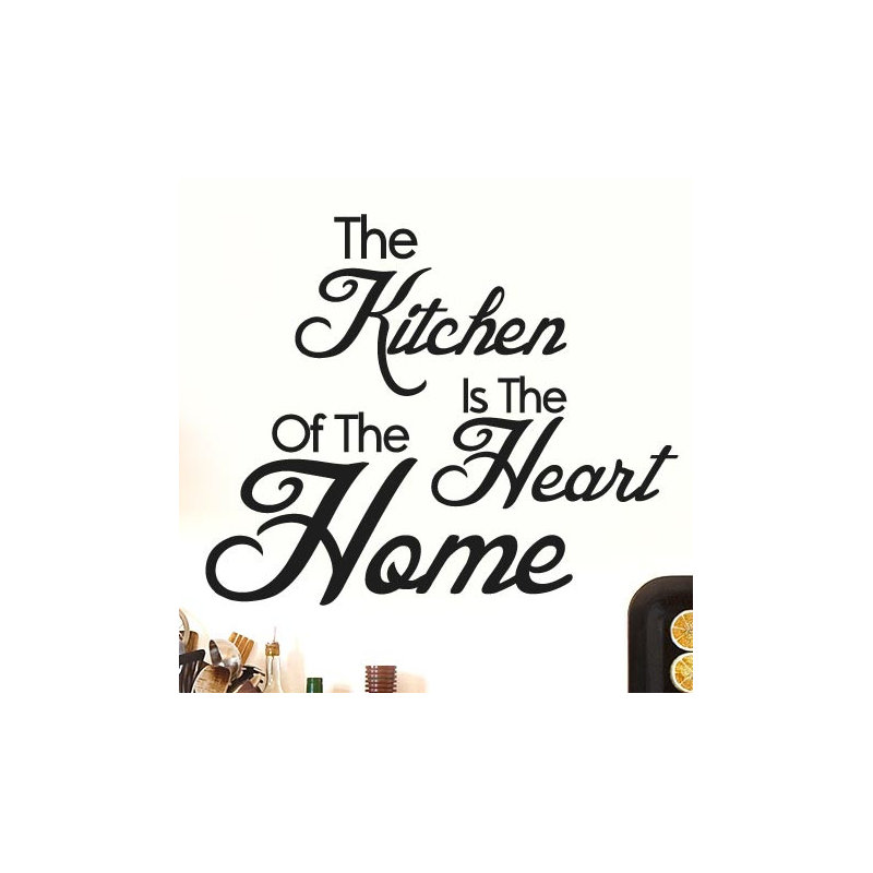 Food & Beverage Non-Wall Damaging Wall Decal, Black, Medium