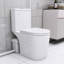 Toilette du sous-sol avec pompe 600 W: double chasse, siège confortable, fermeture en douceur, 3 entrées d'eau, style efficace: confortable