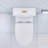 Elongated One Piece Toilet White