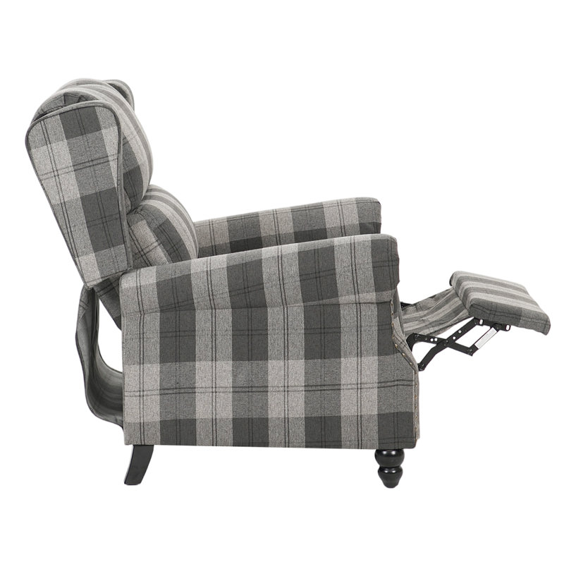 87.5cm Wide Glider Wing Chair Recliner