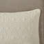 Ensemble de couvre-lit 3 pièces crème pour très grand lit. Coin fendu plissé. Microfibre. Remplir. . Lavable à la machine. Convient aux grands lits très grands. Courtepointe plissée. Literie de leurre lavable-128738108-128738110
