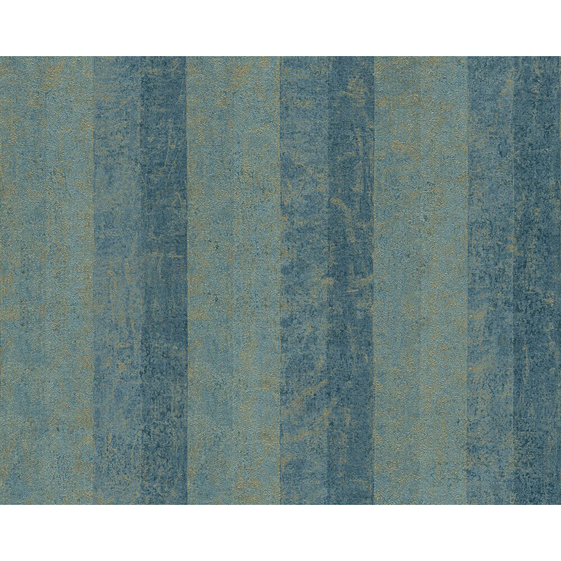 Rouleau de papier peint rayé l 33 pi x l 21 po textured classic Henline, Zinc