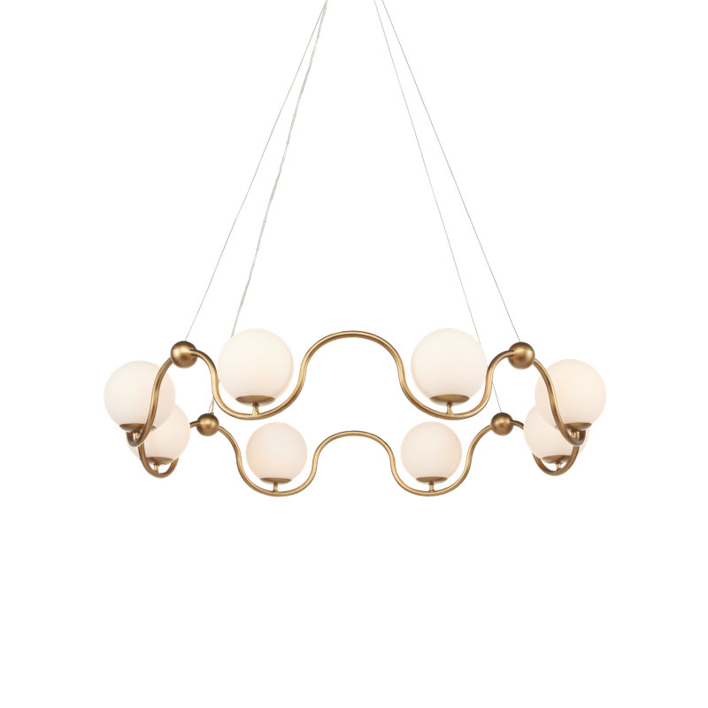 Lustre classique unique à 8 lumières Equilibrium