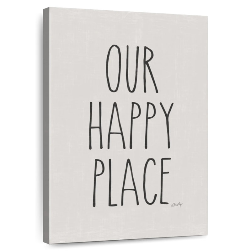 «Our Happy Place», impression murale, H 51 po x l 34 po