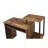 Weathered Oak & Black Finish Computer Desk