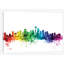 «Rainbow Skyline Series: Seattle, Washington, USA», reproduction d'art sur toile tendue-19750952-74731358-74731359