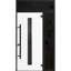 Façade avant en acier pré-suspendue / Ronex 1055 en teck / Fenêtre extérieure latérale et supérieure en métal / Entrée en métal moderne peinte l 36 po x H 12 po x H 80 po-98195692-98195689