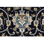 Tapis bleu/ivoire Attell-22280900