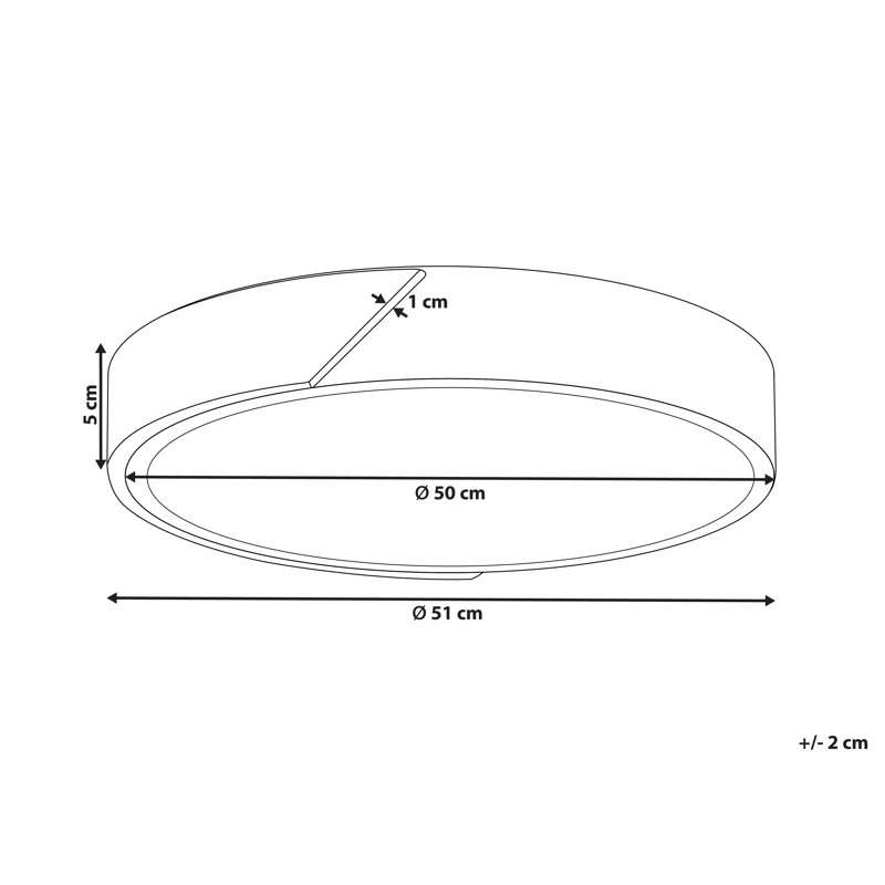 Hotze LED Flush Mount, White/Light Wood