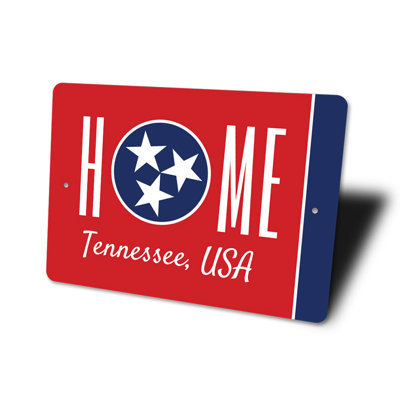 Tennessee Flag Aluminum Sign