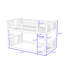 Decarlos Kids Twin Over Twin Bunk Bed-923729278