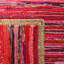Tapis abstrait en coton et jute tissés à la main Naveen-472608713