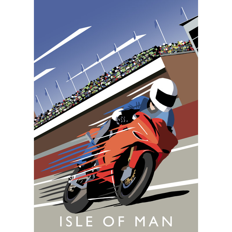 Isle Of Man by Richard O'Neil - Print, No Frame, 40 cm H x 30 cm W x 1 cm D