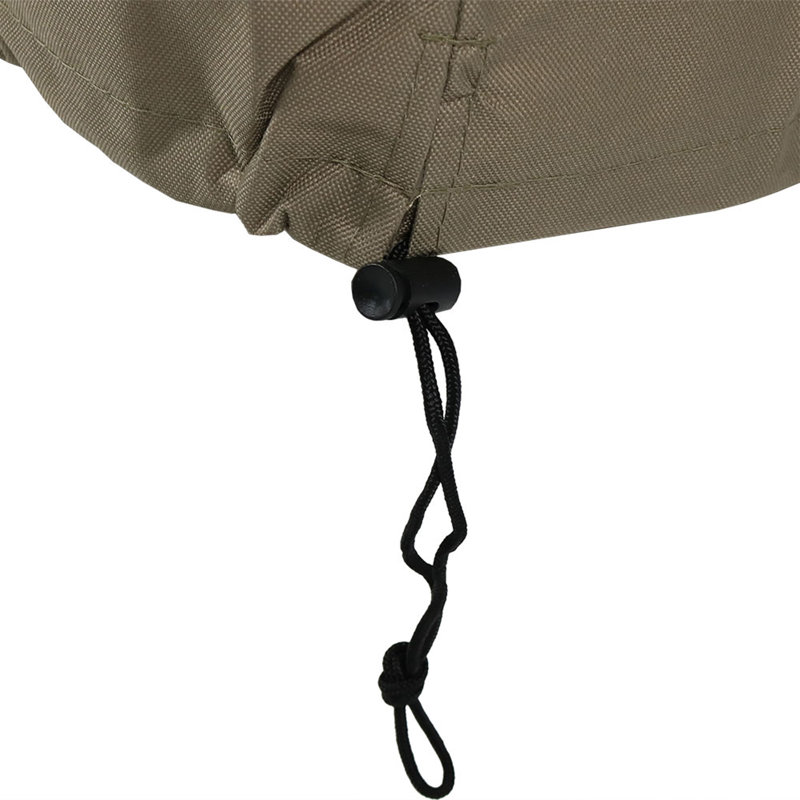 Firewood Log Rack Cover with PVC Backing - 8' - Khaki, 42"H x 24"W x 96"D