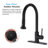 MAXWELL Pull Down Kitchen Faucet with Soap Dispenser-60287951