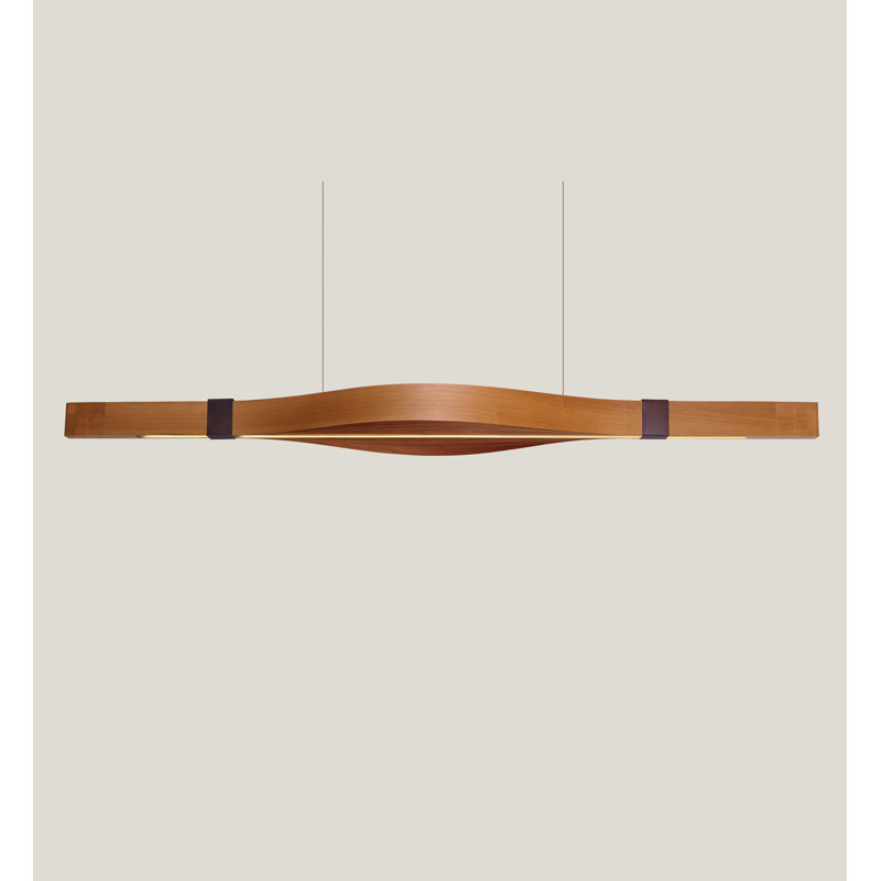 Luminaire suspendu à DEL Woodstrap, DIMTRIAC
