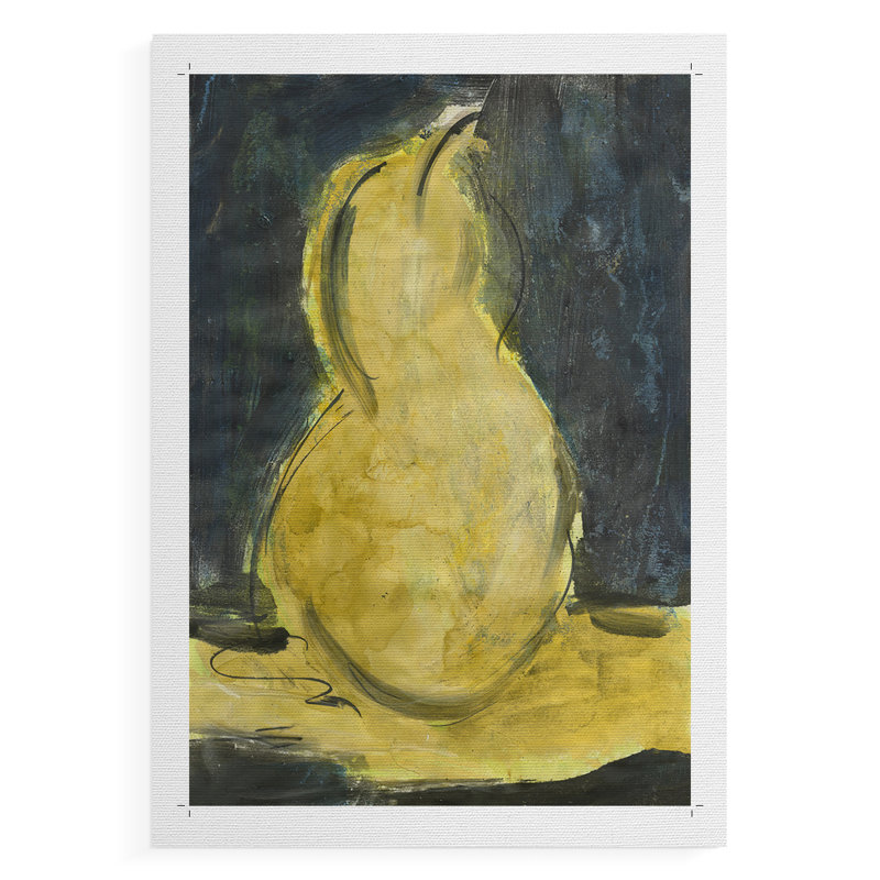 Poire urbaine II - impression sur toile seulement - non encadrée