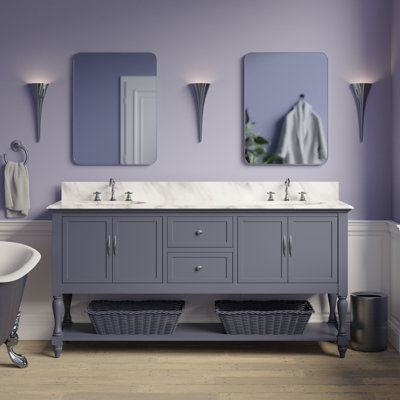 Ensemble de meuble-lavabo double 72 po Hampton