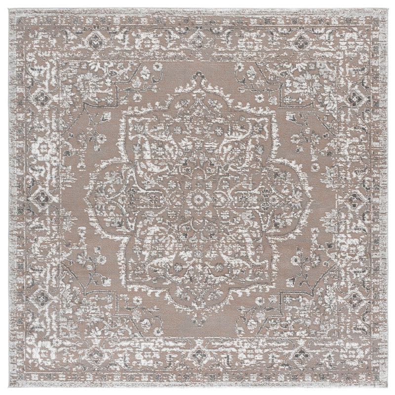 Chamber 214 Performance Oriental Rug, 6'-7" X 6'-7" Square