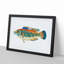 Striped Bass Fish by Edward Donovan - Picture Frame Art Print-55615413-55615416
