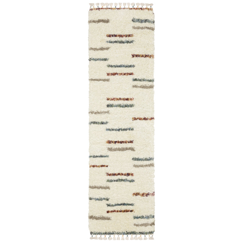 Performance Striped Indoor Rug, Runner 2'3" x 7'6"