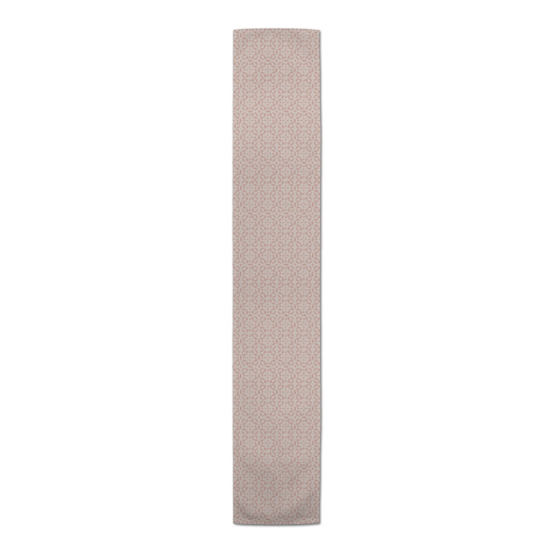 Sadira Rectangular Table Runner, Pink, 90" x 16"