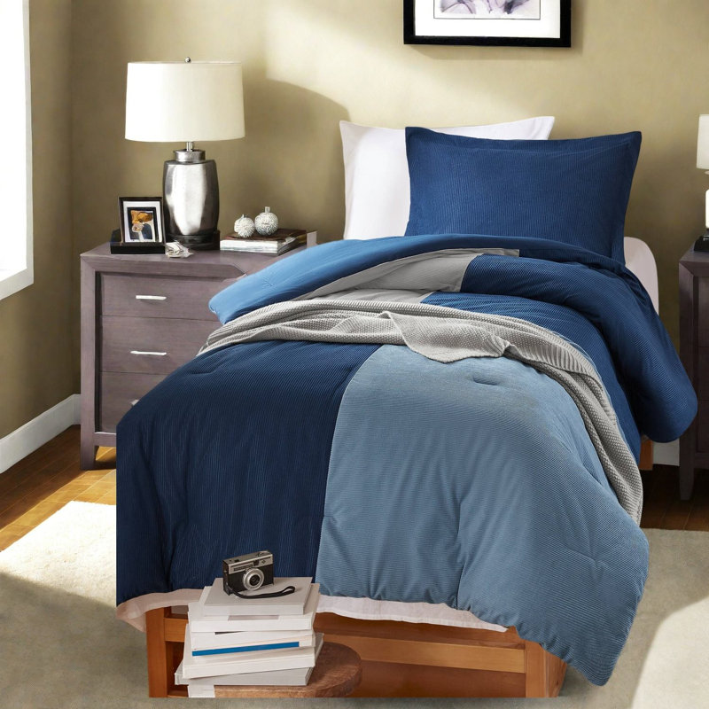 Ensembles de literie en velours côtelé Cozy, polyester TG TG, dortoir moderne