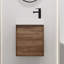 Petit meuble-lavabo flottant moderne avec lavabo simple 18 po Modern