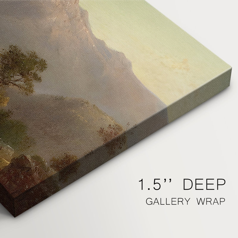 Série paysage - DCC XXXIV - Toile tendue avec châssis - Prêt à être accroché, H 16 po x l 32 po