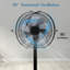 Ventilateur sur pied 16 pouces