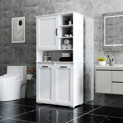 Laundry Cabinet With Doors And Shelf