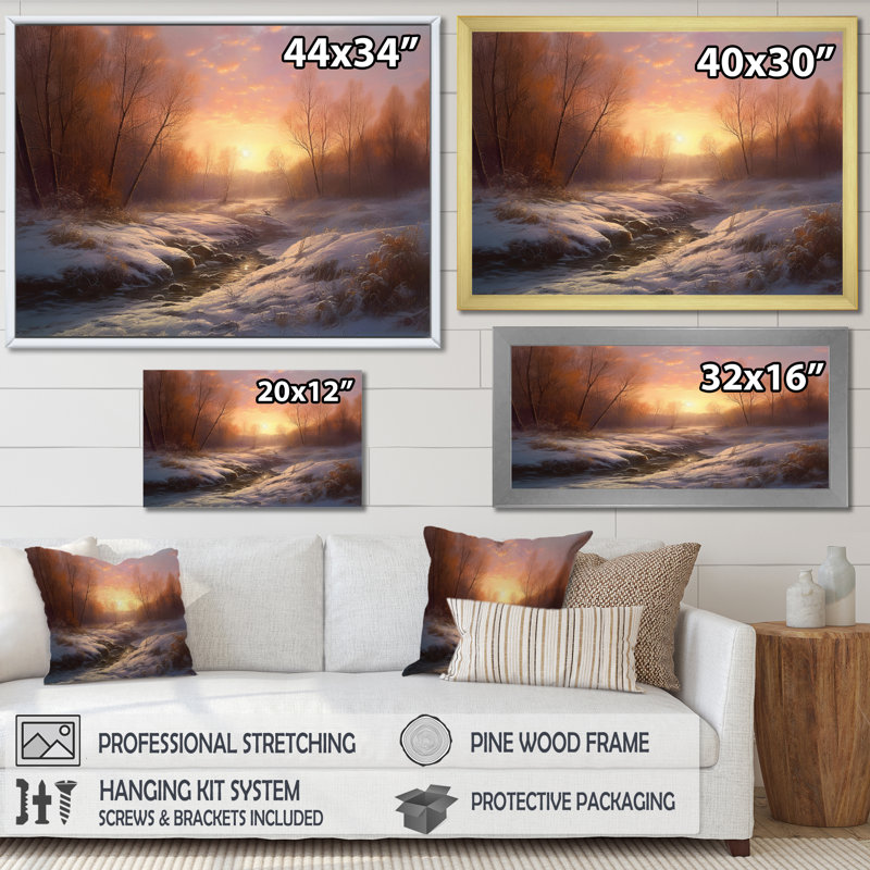 Nature's Retreat I - impression, H 30 po x l 40 po x P 1,5 po, Cadre doré à une seule photo
