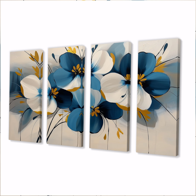 Kilbourne - coquelicots, art mural Traditiona, 4, H 28 po x l 48 po