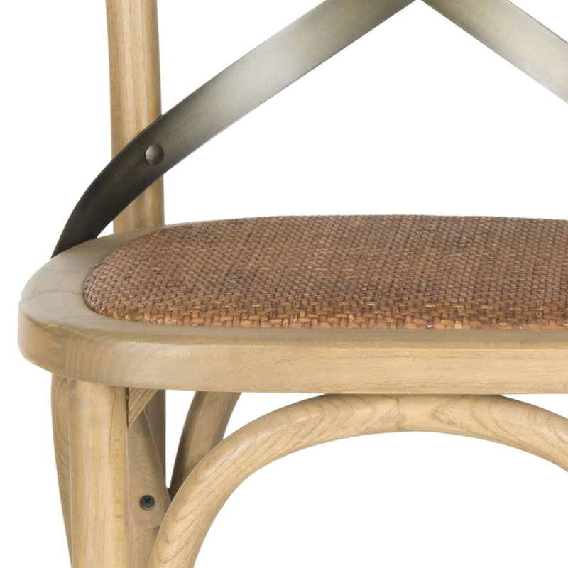 Tabouret Franklin, Chêne, Tabouret de bar (siège d'une hauteur de 30 po), Gris