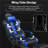 Ergonomic Gaming Chair with Massage Lumbar Pillow-1440158196