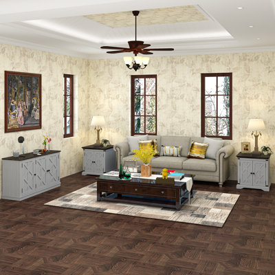Caiman 3 - Piece Living Room End Table Set