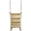 Heavy-Duty 4-Step Above Ground Pool Ladder with Handrails – Sturdy 400lbs Safety Entry System