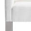 Stratum Upholstered Back Armchair in White