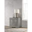 Table de chevet 2 tiroirs Rodrigue blanc brillant-106920945