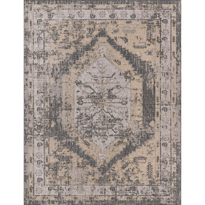 Tapis d'intérieur / extérieur oriental Susan