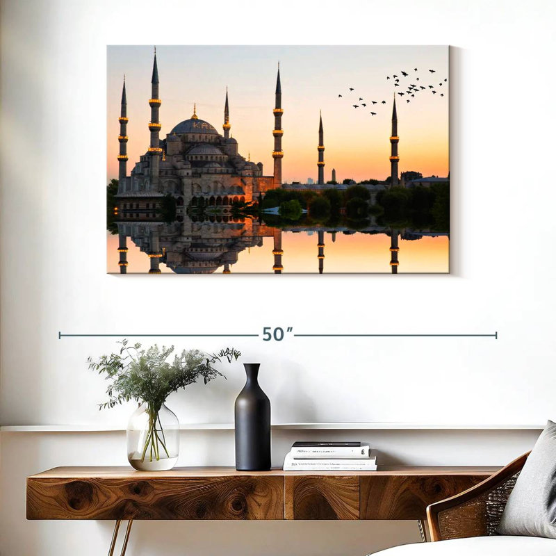 Dusky Hagia Sophia, 26" H x 39" W